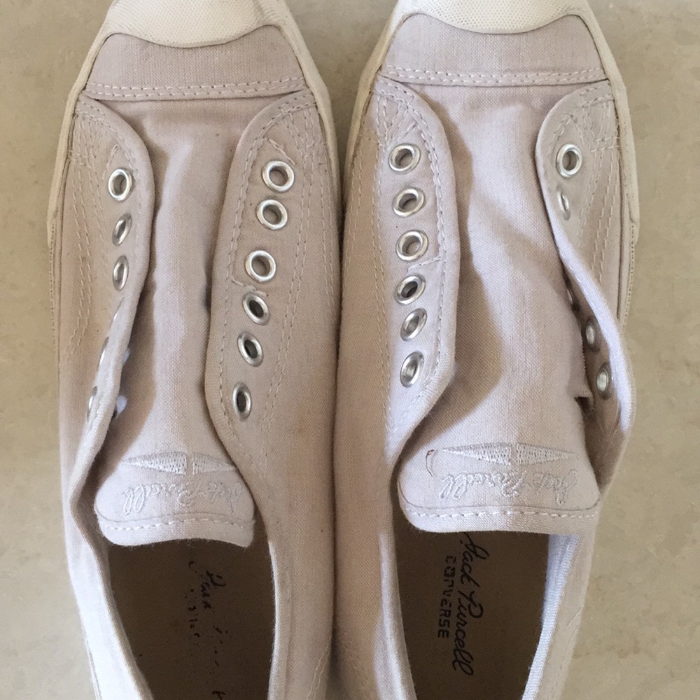 Jack Purcell no lace sneakers